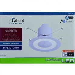 Best reviews of 😍 Patriot Lighting® 6" Integrated LED Speaker Retrofit Recessed Downlight 💯 -Patriot Lighting Sales 349 1351 Alt3
