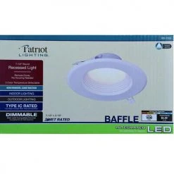 Best reviews of ⌛ Patriot Lighting® 6" Integrated LED Deep Baffle Ultra-Thin Recessed Downlight 🔥 -Patriot Lighting Sales 349 1352 Alt3
