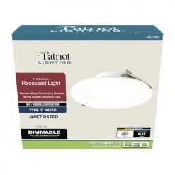 Cheap 💯 Patriot Lighting® 6" LED Ultra-Thin Downlight 😍 7 Cheap 💯 Patriot Lighting® 6" LED Ultra-Thin Downlight 😍 -Patriot Lighting Sales 349 1395 Box