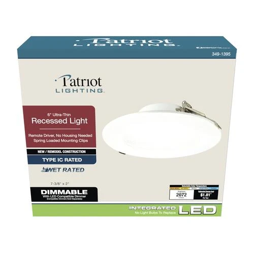 Cheap 💯 Patriot Lighting® 6" LED Ultra-Thin Downlight 😍 5 Cheap 💯 Patriot Lighting® 6" LED Ultra-Thin Downlight 😍 - Image 3