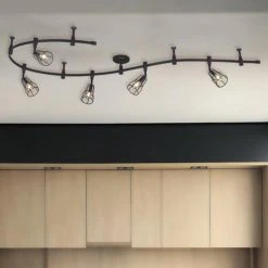 Best deal ❤️ Patriot Lighting® Alexio Black 5-Light Flexible Track Light 🎉 -Patriot Lighting Sales 3490554 Alt4 2