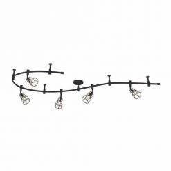 Best deal ❤️ Patriot Lighting® Alexio Black 5-Light Flexible Track Light 🎉