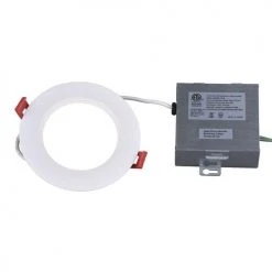 Best deal 🌟 Patriot Lighting® 4" 60W Equivalent Dimmable Integrated LED Ultra-Thin Downlight 🌟 -Patriot Lighting Sales 3491202 Alt5