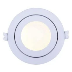 Discount ❤️ Patriot Lighting® 4" White Recessed LED Gimbal Trim Downlight ⭐ -Patriot Lighting Sales 3491215 Alt2