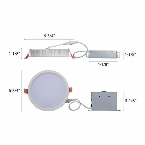 Top 10 🛒 Patriot Lighting® 6-3/4" Integrated LED High Output Ultra-Thin Downlight ❤️ 8 Top 10 🛒 Patriot Lighting® 6-3/4" Integrated LED High Output Ultra-Thin Downlight ❤️ - Image 6