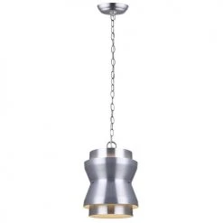 Promo ⭐ Patriot Lighting® Xola Brushed Nickel 1-Light Pendant 😀