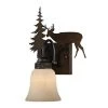 Wholesale ✨ Patriot Lighting® Deer Burnished Bronze 1-Light Vanity Light 😉 -Patriot Lighting Sales 351 5031