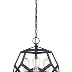 Top 10 ⌛ Patriot Lighting® Suzanna Oil-Rubbed Bronze 3-Light Pendant 🔥