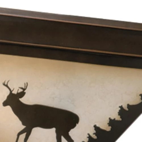 Outlet ✨ Patriot Lighting® Bryce Burnished Bronze 3-Light Flush Mount Ceiling Light ⌛ 4 Outlet ✨ Patriot Lighting® Bryce Burnished Bronze 3-Light Flush Mount Ceiling Light ⌛ - Image 2