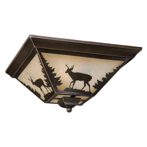 Outlet ✨ Patriot Lighting® Bryce Burnished Bronze 3-Light Flush Mount Ceiling Light ⌛ 3 Outlet ✨ Patriot Lighting® Bryce Burnished Bronze 3-Light Flush Mount Ceiling Light ⌛