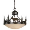 Hot Sale 🤩 Patriot Lighting® Bryce Burnished Bronze 3-Light Pendant/Semi-Flush Mount Ceiling Light 👏 -Patriot Lighting Sales 351 8010 P