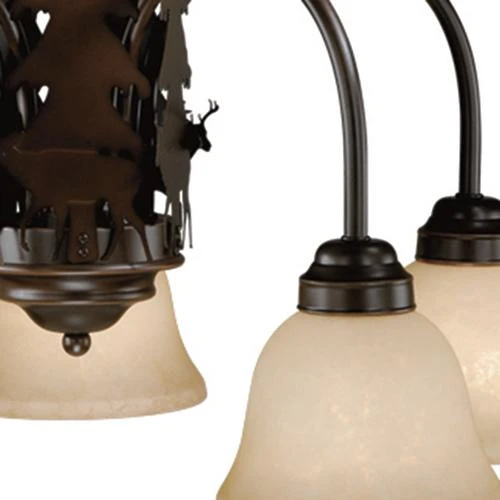 Outlet 🔔 Patriot Lighting® Bryce 5-Light Burnished Bronze Chandelier ❤️ 4 Outlet 🔔 Patriot Lighting® Bryce 5-Light Burnished Bronze Chandelier ❤️ - Image 2
