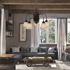 Outlet 🔔 Patriot Lighting® Bryce 5-Light Burnished Bronze Chandelier ❤️ 7 Outlet 🔔 Patriot Lighting® Bryce 5-Light Burnished Bronze Chandelier ❤️ -Patriot Lighting Sales 351 8011 IU