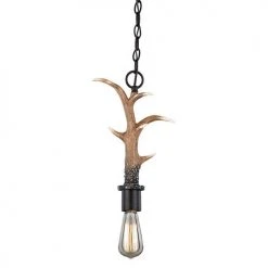 Best deal ✔️ Patriot Lighting® Norwood Black Walnut 1-Light Mini Pendant ✔️