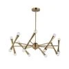 Budget ⭐ Patriot Lighting® Greer 16-Light Antique Gold Chandelier ✨