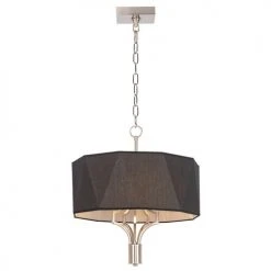 Outlet ⌛ Patriot Lighting® Hedeon Brushed Nickel 3-Light Pendant ✨