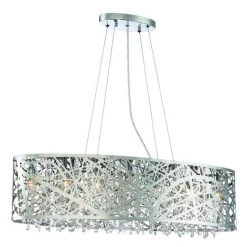 Best deal ✨ Patriot Lighting® Elegant Home Braylen Chrome 7 Light Island Light ✨