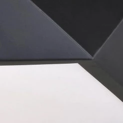 Hot Sale ⭐ Patriot Lighting® Pascal Black Integrated LED Flush Mount Ceiling Light ✨ -Patriot Lighting Sales 351 9138 FG