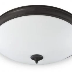 Coupon 🎁 Patriot Lighting® Legend Bronze Integrated LED Flush Mount Ceiling Light 🎁