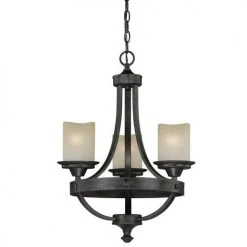 Best Pirce 👏 Patriot Lighting® Lancaster 3-Light Black Walnut Chandelier 👍