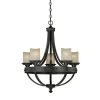 Flash Sale ✨ Patriot Lighting® Lancaster 5-Light Black Walnut Chandelier 🥰 -Patriot Lighting Sales 351 9575 P