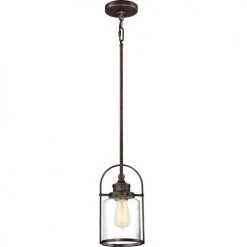 Best Sale ⌛ Patriot Lighting® Resto Imperial Bronze 1-Light Mini Pendant 🧨