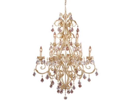 Best Sale 🌟 Patriot Lighting® Newcastle 9-Light Gilded White Gold Chandelier ⌛ 3 Best Sale 🌟 Patriot Lighting® Newcastle 9-Light Gilded White Gold Chandelier ⌛