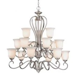 Flash Sale 🎁 Patriot Lighting® Riviera 15-Light Antique Pewter Chandelier 😍