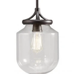 Discount 😍 Patriot Lighting® Judd 13" Olde Bronze 1-Light Mini Pendant 👍