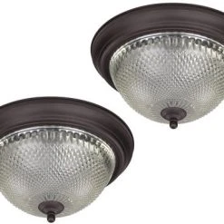 Cheapest 👏 Patriot Lighting® Replacement Glass Shade For Cut Glass Flush Mount ONLY 🌟