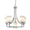 Hot Sale 👏 Patriot Lighting® Joelle 6-Light Brushed Nickel Chandelier 🛒 -Patriot Lighting Sales 3514453