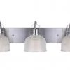 New ✔️ Patriot Lighting® Dynasty Brushed Nickel 3-Light Vanity Light ❤️ 2 New ✔️ Patriot Lighting® Dynasty Brushed Nickel 3-Light Vanity Light ❤️ -Patriot Lighting Sales 3514456