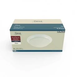 Best deal ✨ Patriot Lighting® Livia White 1-Light Flush Mount Ceiling Light 6 Pack 👍 -Patriot Lighting Sales 3514709Package