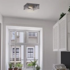 Outlet 😍 Patriot Lighting® Gaven Matte Black 2-Light Flush Mount Ceiling Light - 2 Pack 🔔 -Patriot Lighting Sales 3514748 Alt3