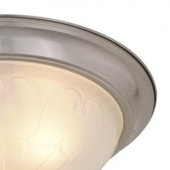 Flash Sale ✨ Patriot Lighting® Paula Satin Nickel 2-Light Flush Mount Ceiling Light - 2 Pack 🔔 -Patriot Lighting Sales 3514758 Alt2