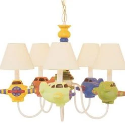 Best Sale ❤️ Patriot Lighting® Airplane 5-Light Chandelier 👏