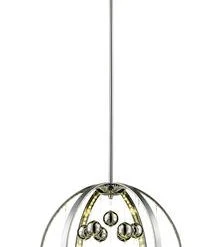 Promo ⭐ Patriot Lighting Elegant Home Patriot Lighting® Elegant Home Allie 18" LED Chrome Pendant Light ✔️