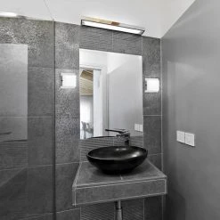 Promo 🥰 Patriot Lighting® Luca Satin Nickel 1-Light Indoor Wall Light 🔥 -Patriot Lighting Sales 3518291 P AP