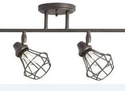 Hot Sale ⭐ Patriot Lighting® Boski Oil-Rubbed Bronze 4-Light Flush Mount Ceiling Light ✨
