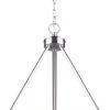 Best Sale 🧨 Patriot Lighting® Caylon Brushed Nickel 3 Light Pendant 😀