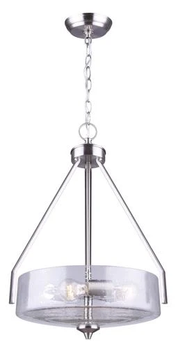 Best Sale 🧨 Patriot Lighting® Caylon Brushed Nickel 3 Light Pendant 😀 3 Best Sale 🧨 Patriot Lighting® Caylon Brushed Nickel 3 Light Pendant 😀