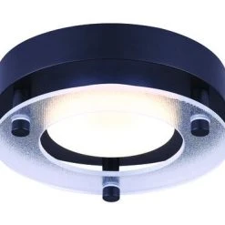 Best Sale ❤️ Patriot Lighting® Raiden Black Integrated LED Flush Mount Ceiling Light 🔔