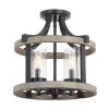 Best reviews of ❤️ Patriot Lighting® Elegant Home Brooklyn Natural Iron & Distressed Faux Wood 4-Light Pendant ⌛ -Patriot Lighting Sales 3518367 Master