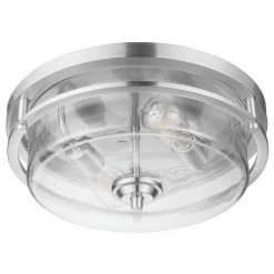Best Pirce ✨ Patriot Lighting® Joska Brushed Nickel 2-Light Flush Mount Ceiling Light 🌟