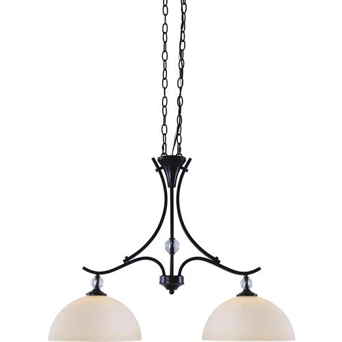Brand new ✔️ Patriot Lighting® Chantelle Matte Black 2-Light Island Light 🛒 3 Brand new ✔️ Patriot Lighting® Chantelle Matte Black 2-Light Island Light 🛒
