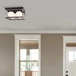 Cheap 😀 Patriot Lighting® Ottilee Matte Black & Gold 4-Light Flush Mount Ceiling Light 🔔 7 Cheap 😀 Patriot Lighting® Ottilee Matte Black & Gold 4-Light Flush Mount Ceiling Light 🔔 -Patriot Lighting Sales 3518452 LIFE