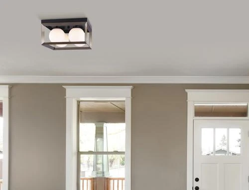 Cheap 😀 Patriot Lighting® Ottilee Matte Black & Gold 4-Light Flush Mount Ceiling Light 🔔 5 Cheap 😀 Patriot Lighting® Ottilee Matte Black & Gold 4-Light Flush Mount Ceiling Light 🔔 - Image 3