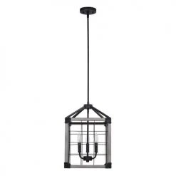Brand new ⌛ Patriot Lighting® Elegant Home Levon Weathered Gray Faux Wood & Black 3-Light Pendant 😀 7 Brand new ⌛ Patriot Lighting® Elegant Home Levon Weathered Gray Faux Wood & Black 3-Light Pendant 😀 -Patriot Lighting Sales 3518469 Alt2