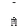 Buy 🎁 Patriot Lighting® Elegant Home Levon Weathered Gray Faux Wood & Black 1-Light Mini Pendant ✨ -Patriot Lighting Sales 3518470 Master