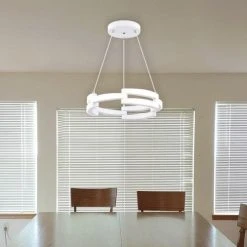 Best deal 😍 Patriot Lighting® Zane White Integrated LED Pendant ⌛ -Patriot Lighting Sales 3518472 Alt2